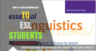 Effective Strategies for Teaching Morphology to ESL Learners