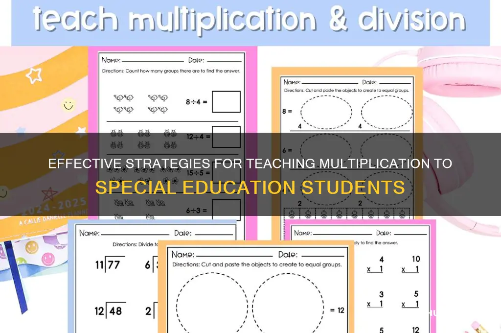 how to teach multiplication to special education students