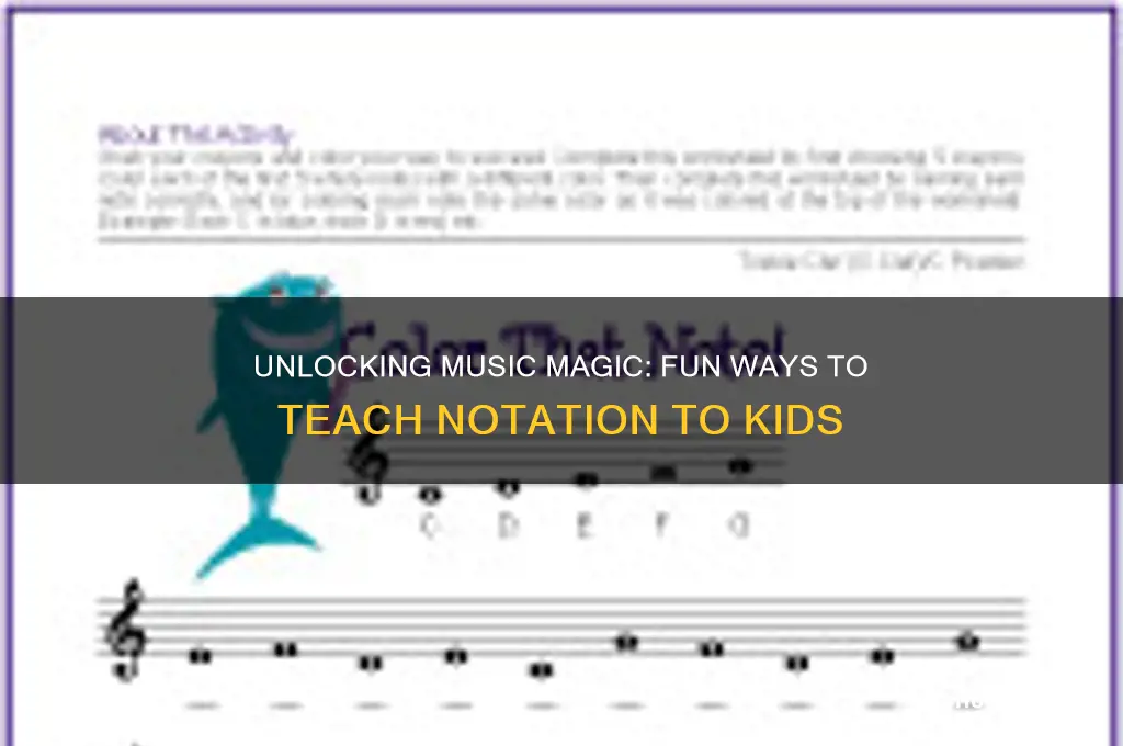 how to teach music notation to elementary students