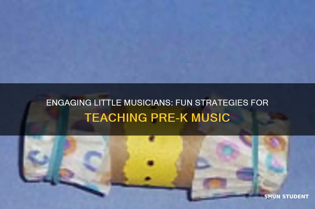 how to teach music to pre-k students