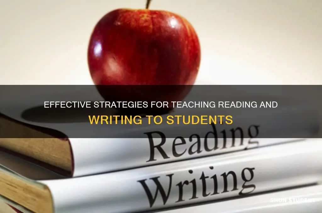 how to teach my students writing and reading