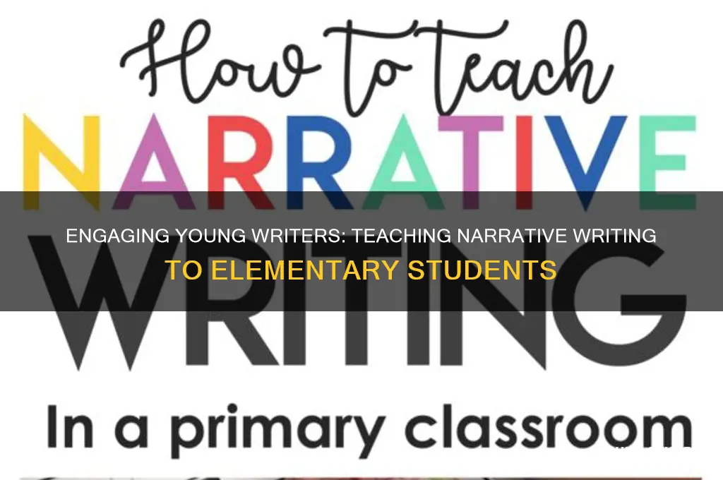 how to teach narrative writing to elementary students