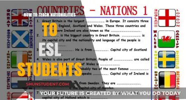 Effective Strategies for Teaching Nationalities to ESL Students