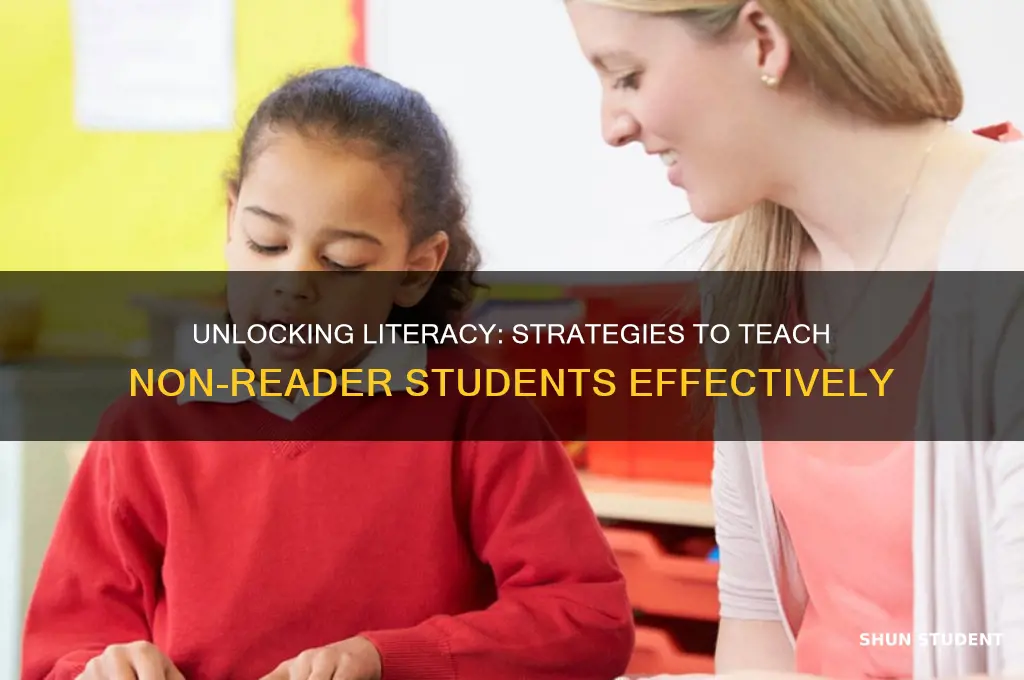 how to teach non reader students