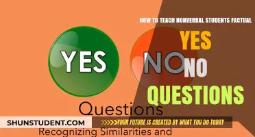 Teaching Nonverbal Students: Strategies for Factual Yes/No Questions