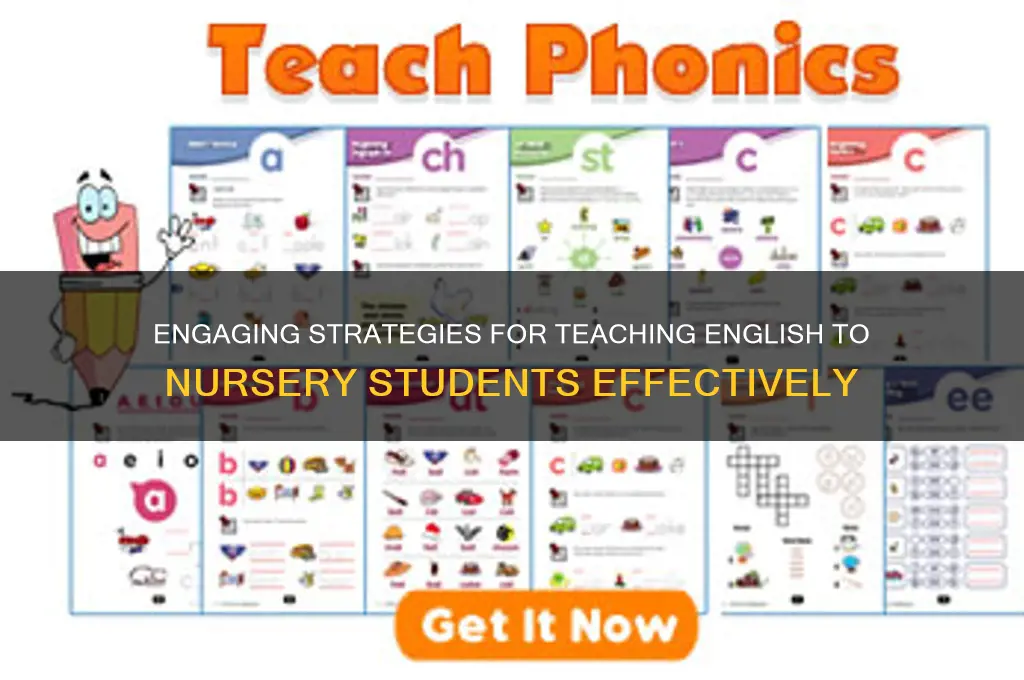 how to teach nursery students english