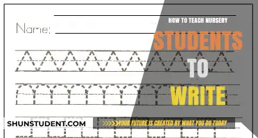 Creative Strategies for Teaching Nursery Students to Write Effectively