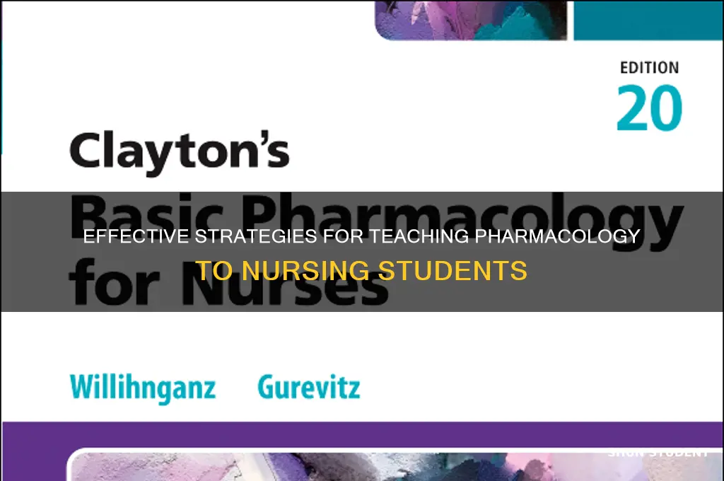how to teach nursing students pharmacology