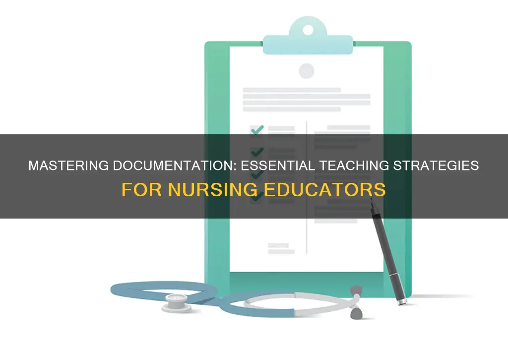how to teach nursing students to document