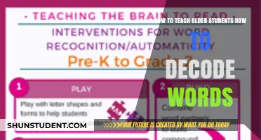 Effective Strategies for Teaching Word Decoding to Older Learners