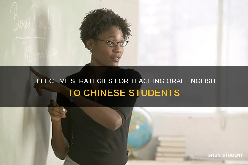 how to teach oral english to chinese students