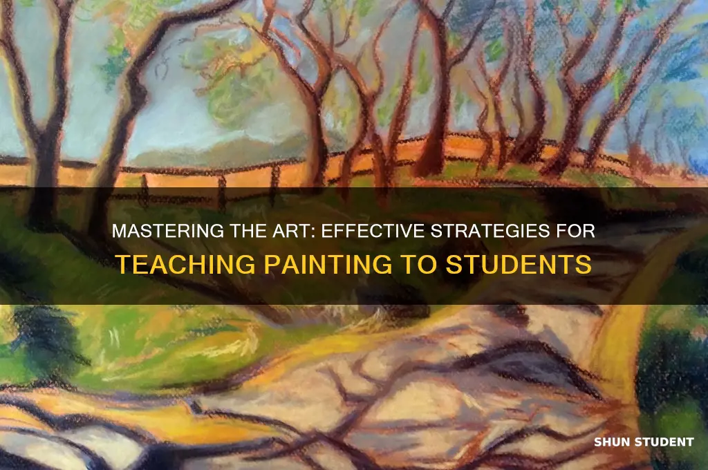 how to teach painting to students