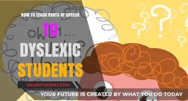 Empowering Dyslexic Learners: Creative Strategies for Teaching Parts of Speech
