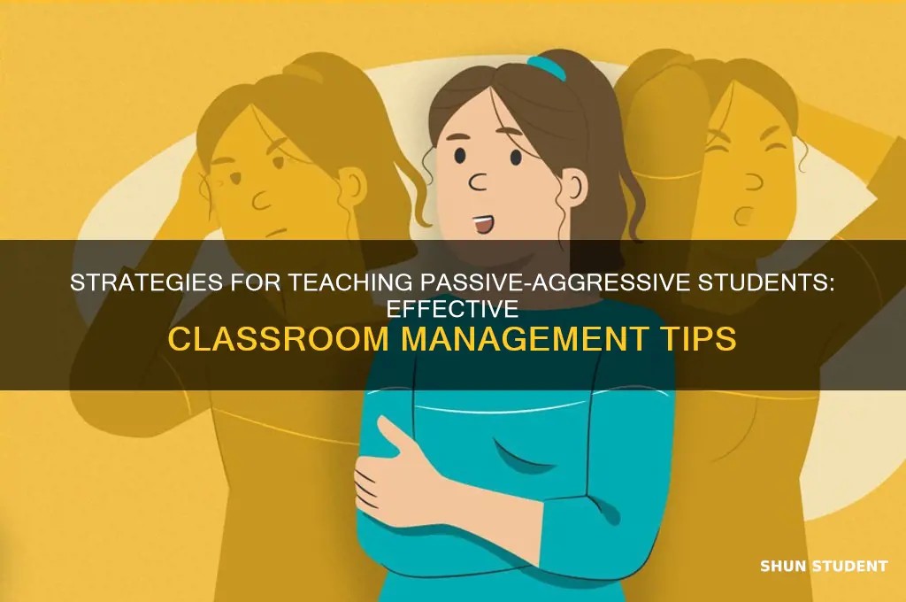 how to teach passive aggressive students