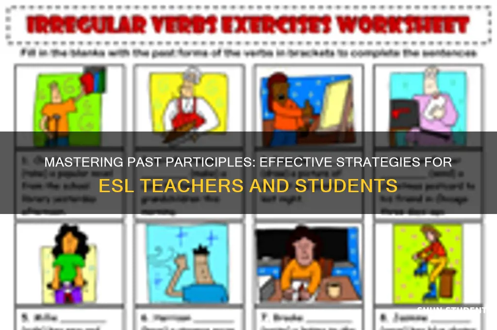 how to teach past participle to esl students