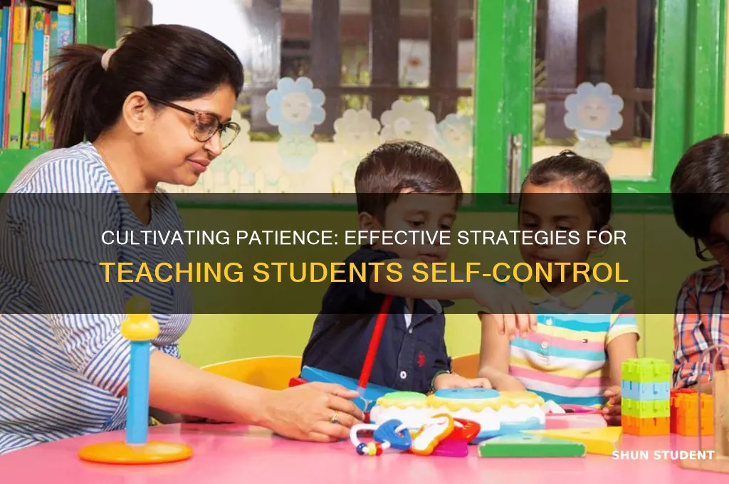 how to teach patience to students