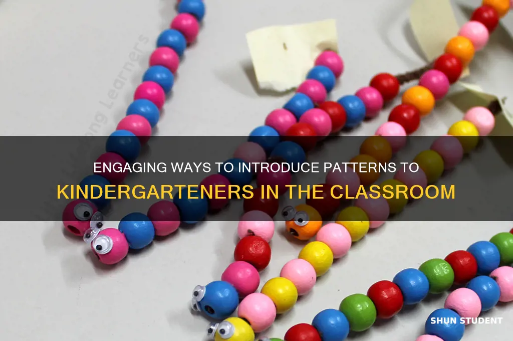how to teach patterns to kindergarten students