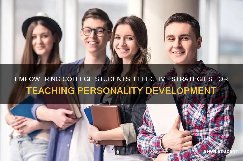 how to teach personality development to college students
