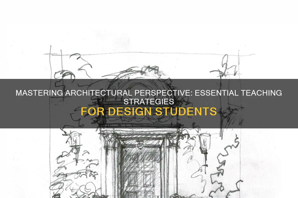 how to teach perspective to architecture students