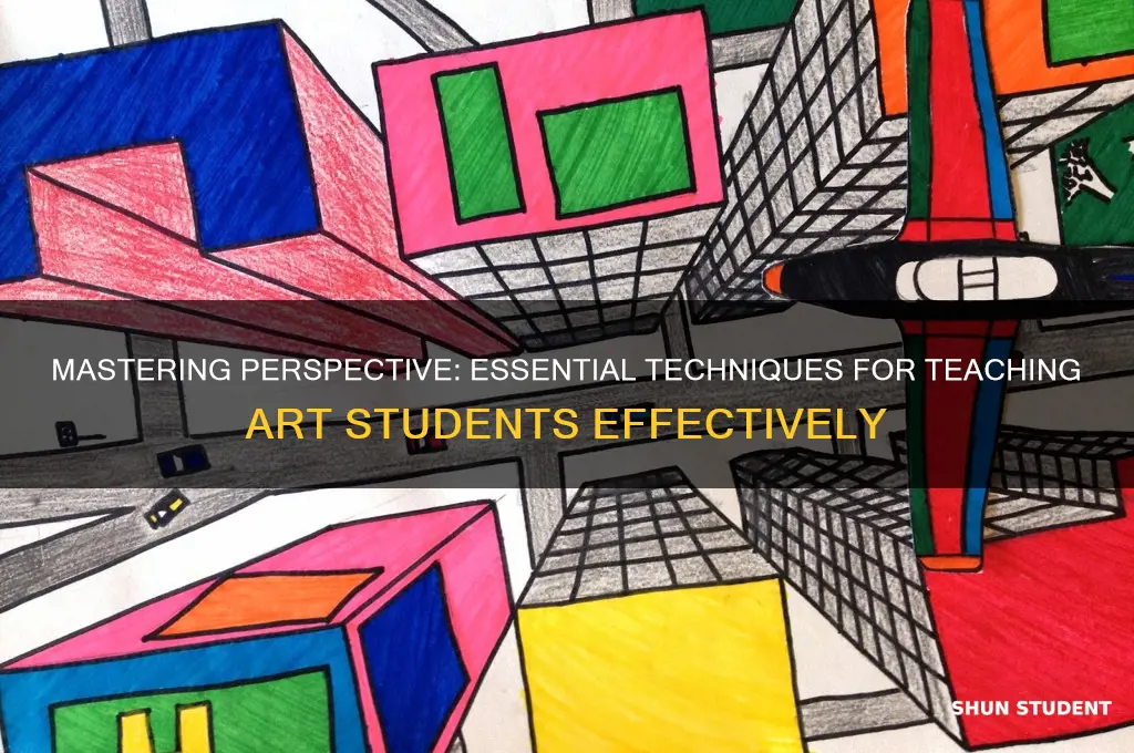 how to teach perspective to art students