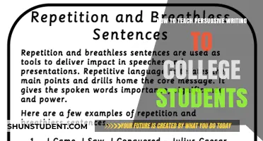 Mastering Persuasive Writing: Effective Strategies for College Student Success