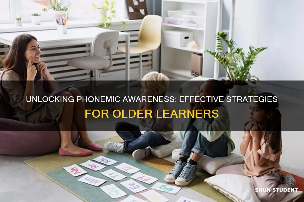 how to teach phonemic awareness to older students