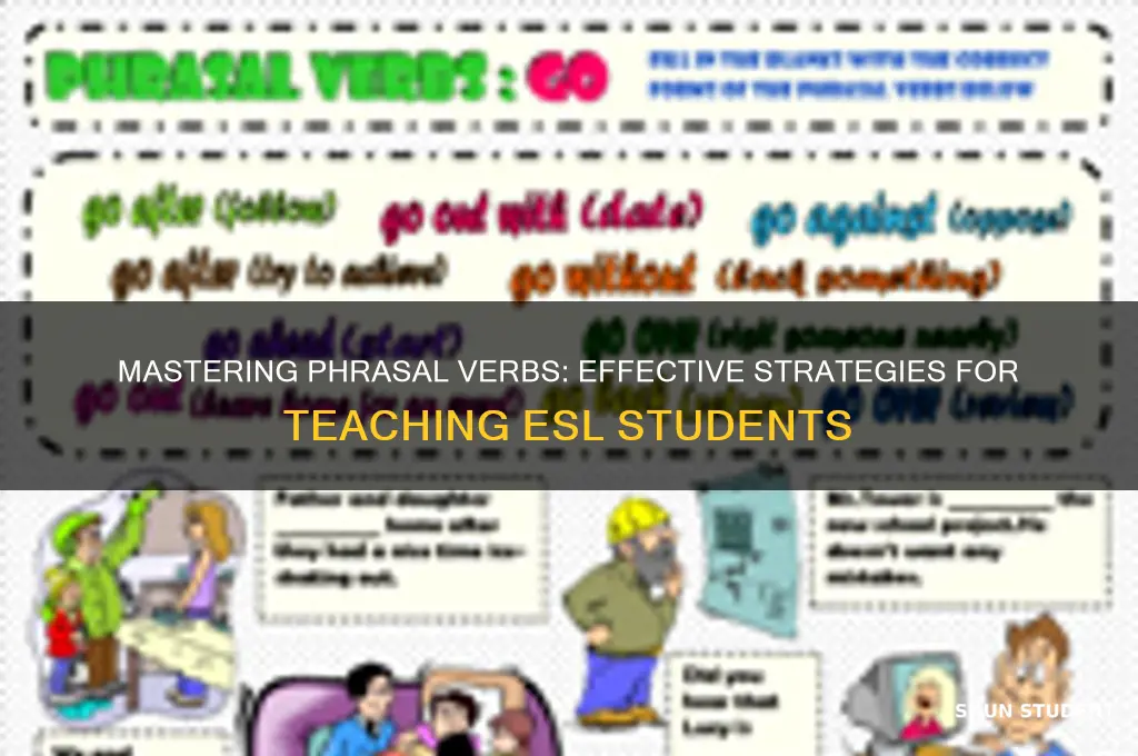 how to teach phrasal verbs to esl students