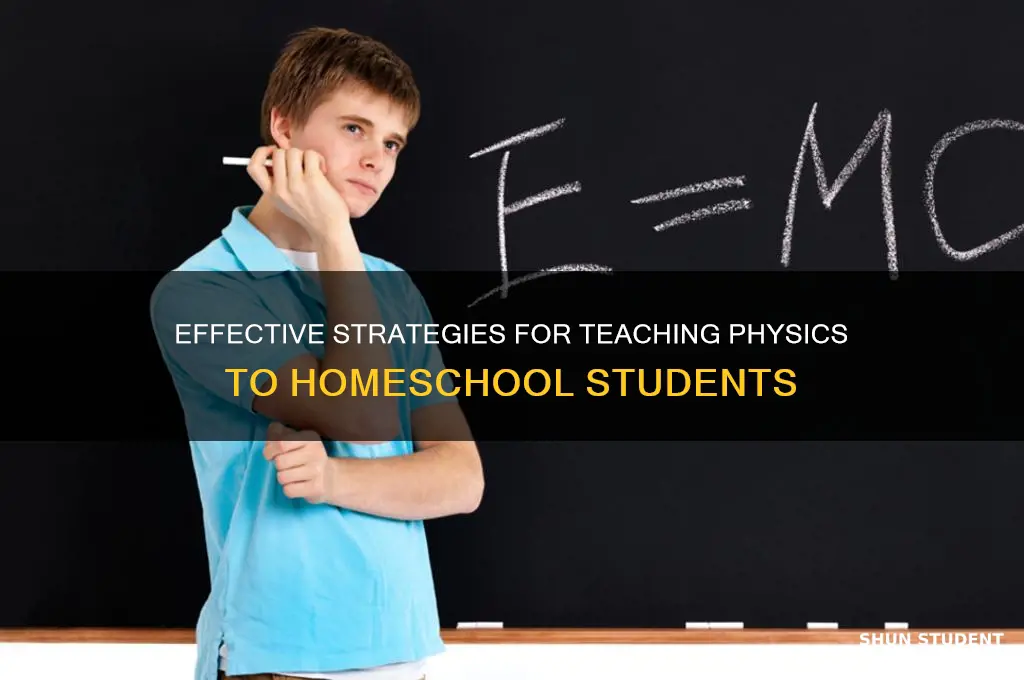 how to teach physics to homeschool student