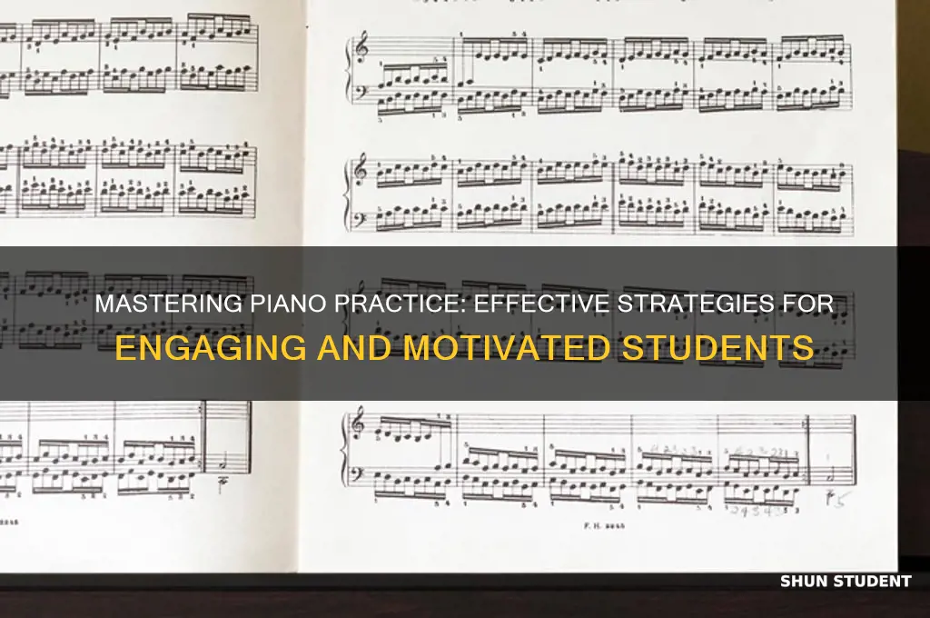 how to teach piano students to practice