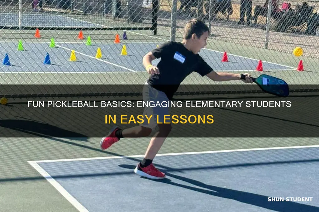 how to teach pickleball to elementary students