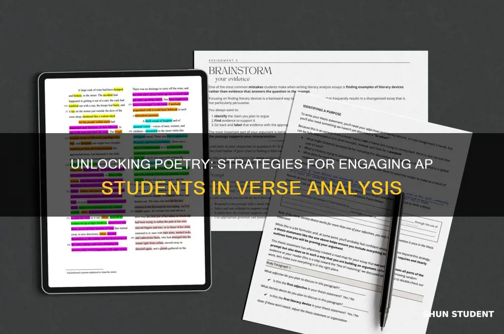 how to teach poetry to ap students