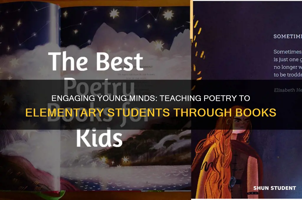 how to teach poetry to elementary students books