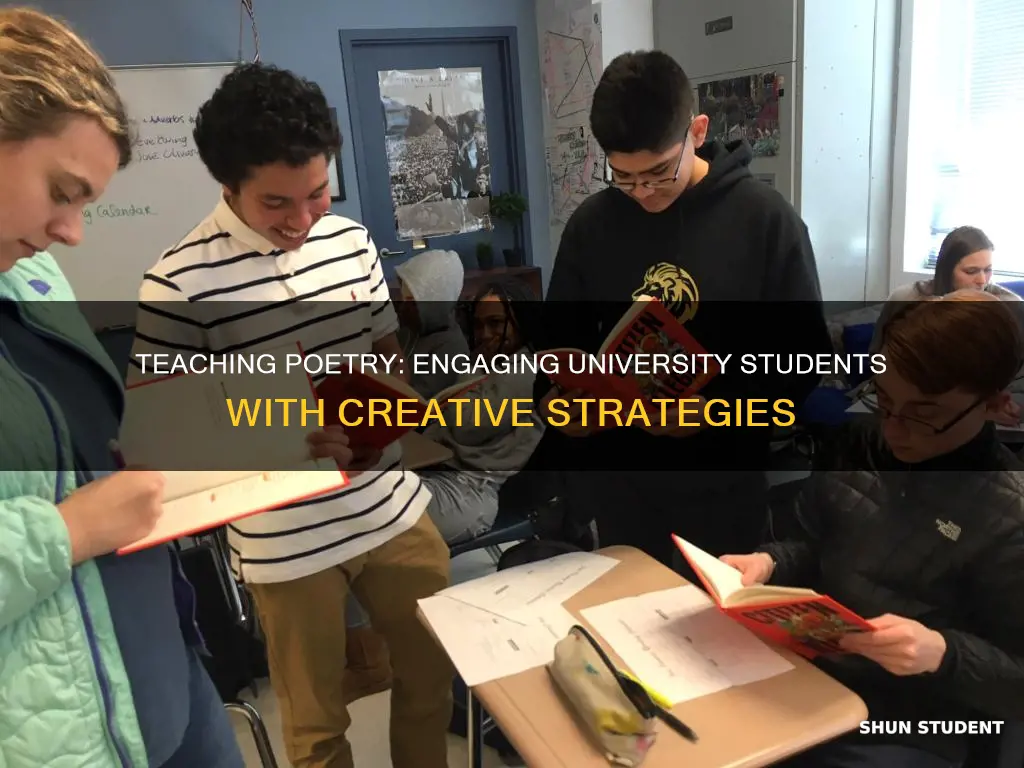 how to teach poetry to university students