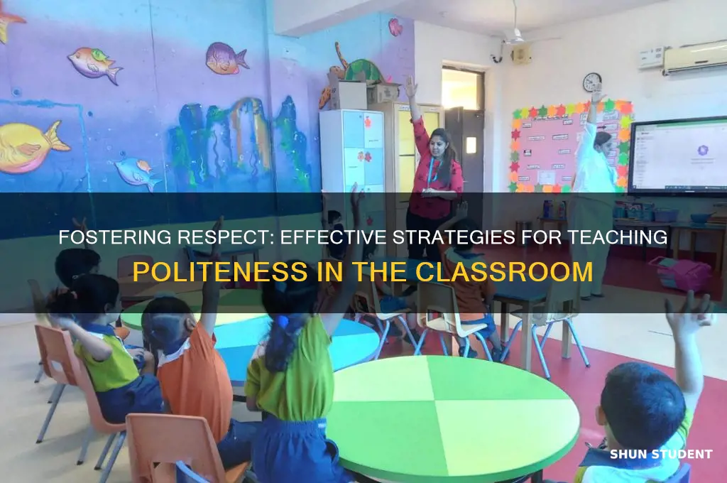how to teach politeness to students