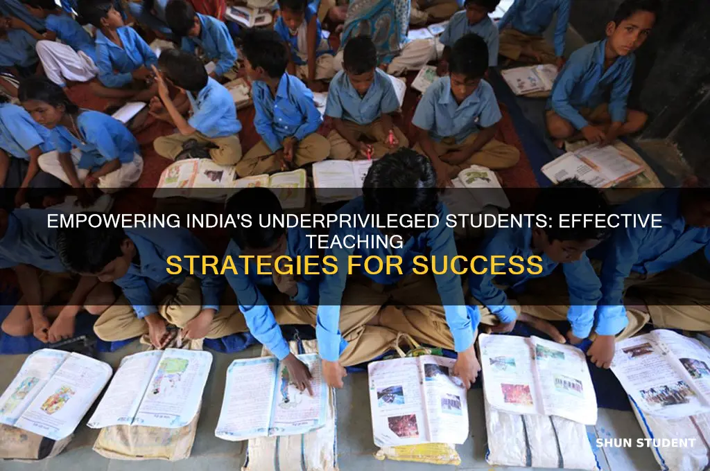 how to teach poor students in india