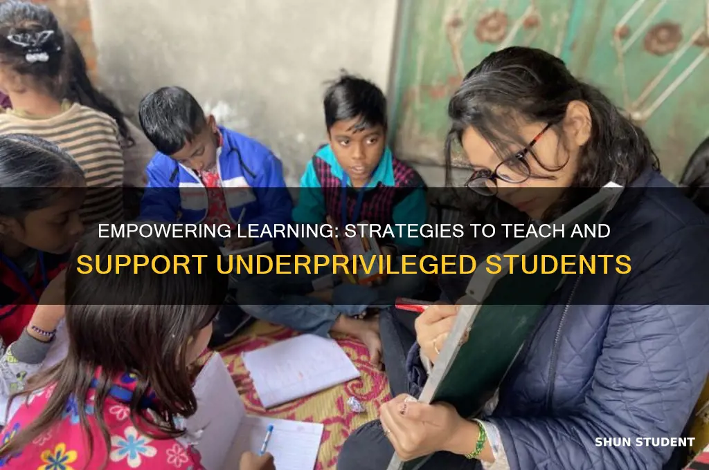 how to teach poor students