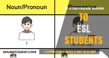 Mastering Possessive Adjectives: Effective ESL Teaching Strategies for Clarity