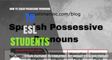 Mastering Possessive Pronouns: Effective ESL Teaching Strategies for Clarity