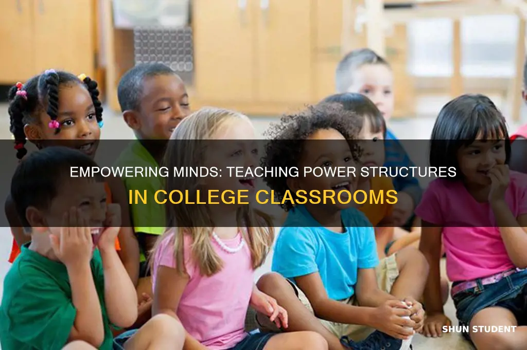 how to teach power structures to college students