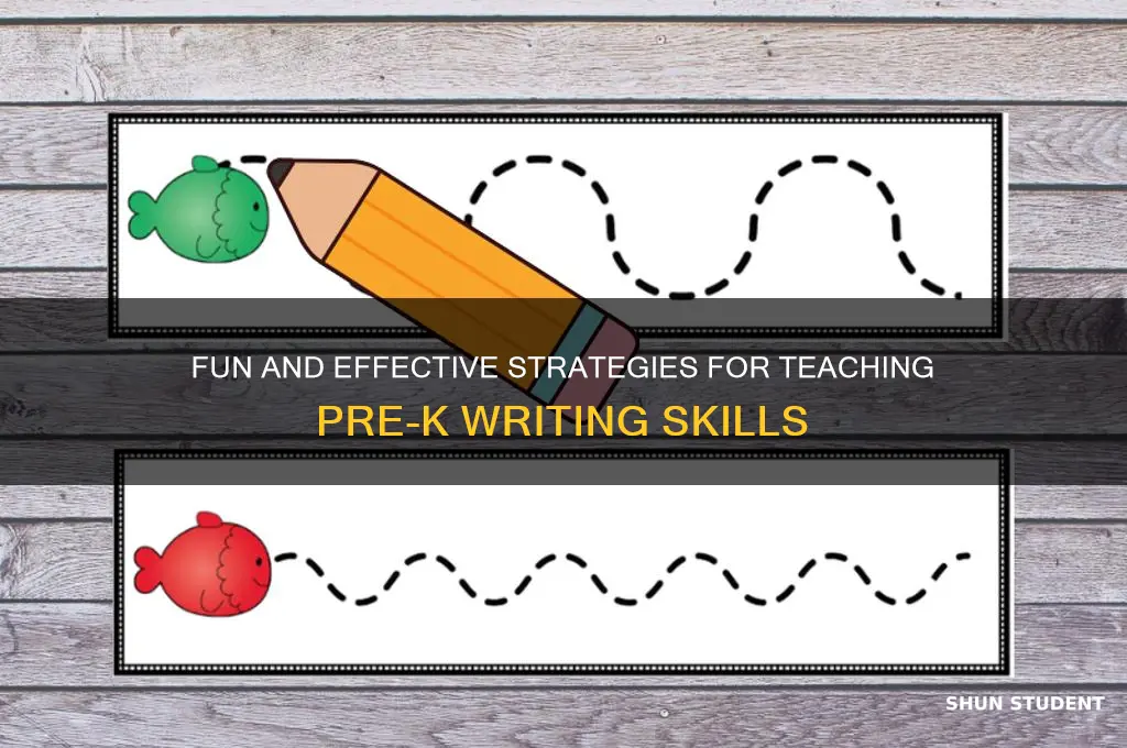 how to teach pre-k students how to write
