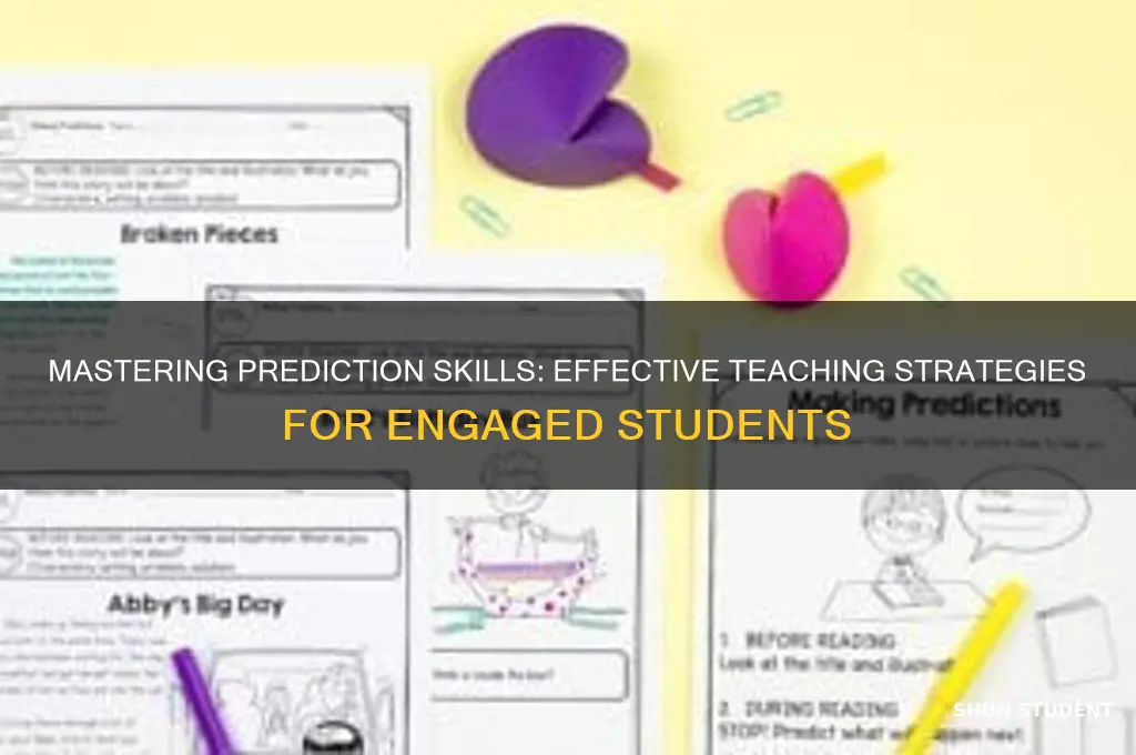 how to teach prediction skills to students
