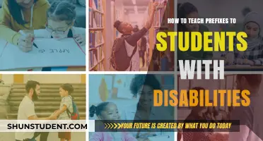Empowering Learners: Teaching Prefixes to Students with Disabilities Effectively