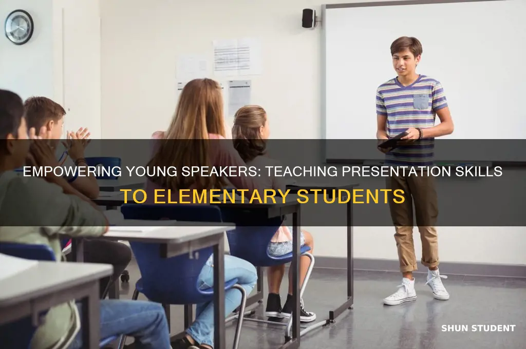 how to teach presentation skills to elementary students