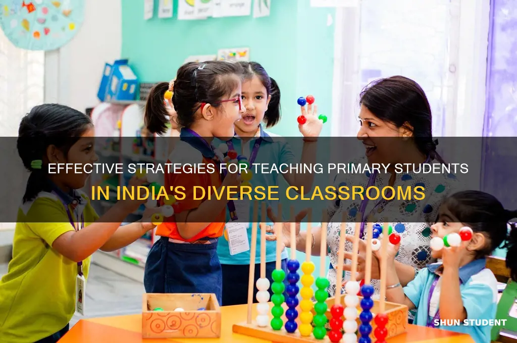 how to teach primary students in india