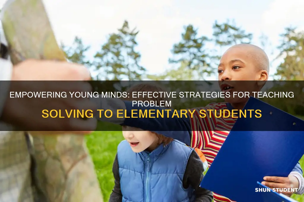 how to teach problem solving elementary students
