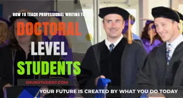 Mastering Professional Writing: Strategies for Doctoral Student Success