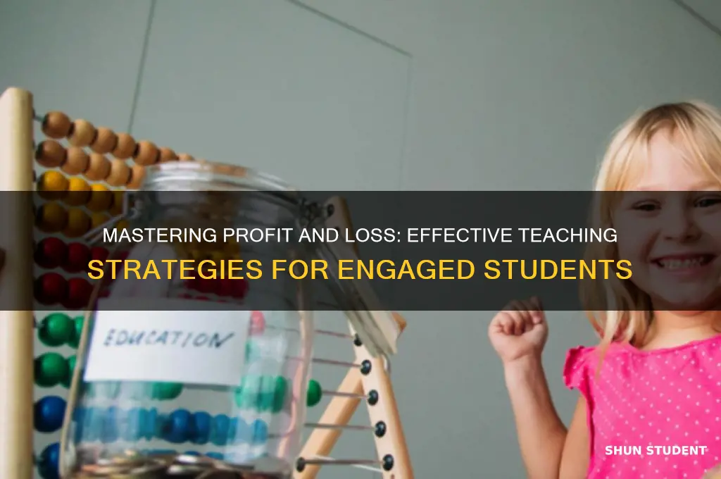 how to teach profit and loss to students