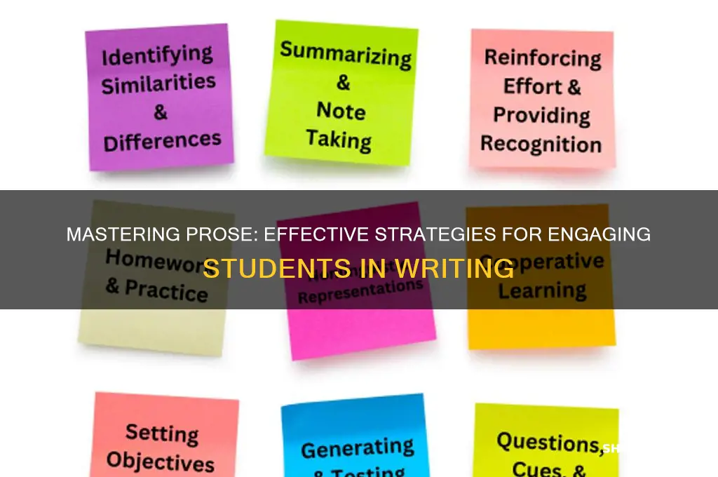 how to teach prose to students