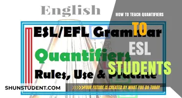 Mastering Quantifiers: Effective Strategies for Teaching ESL Students