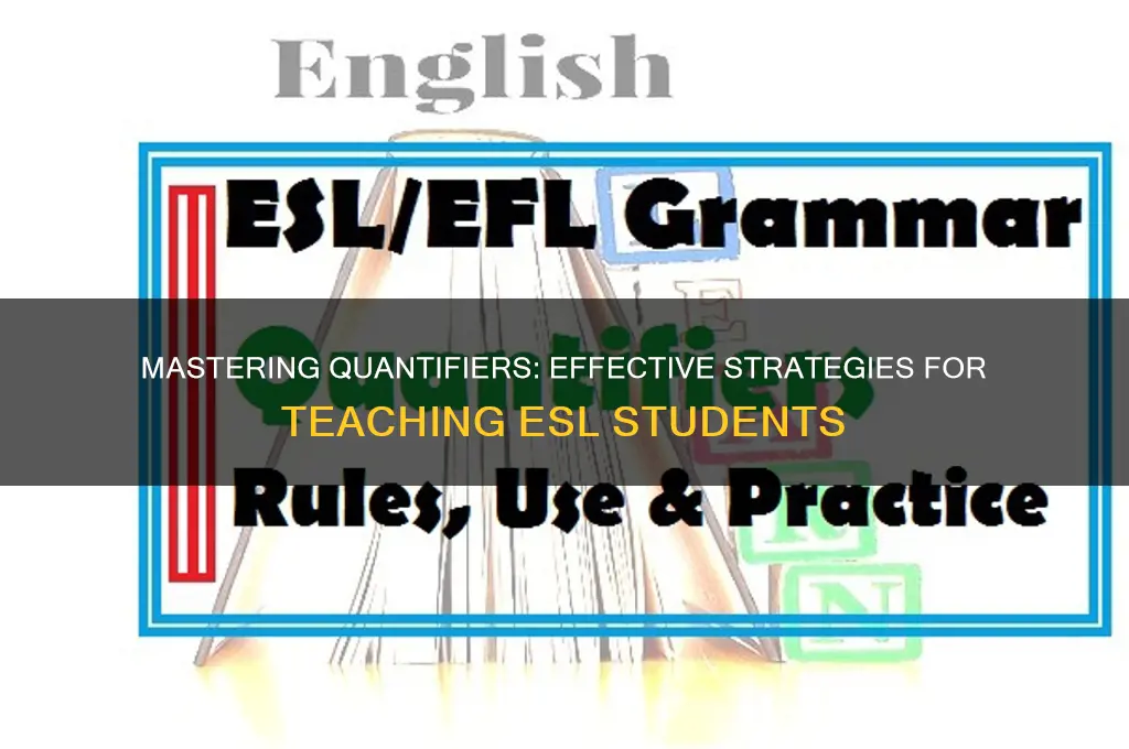 how to teach quantifiers to esl students